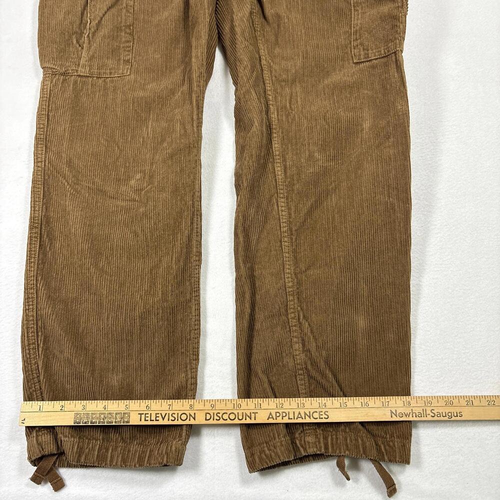 Vans Mens Pants 31 Brown Corduroy Service Cargo Loose Tapered Fit Baggy Y2K - Picture 9 of 16